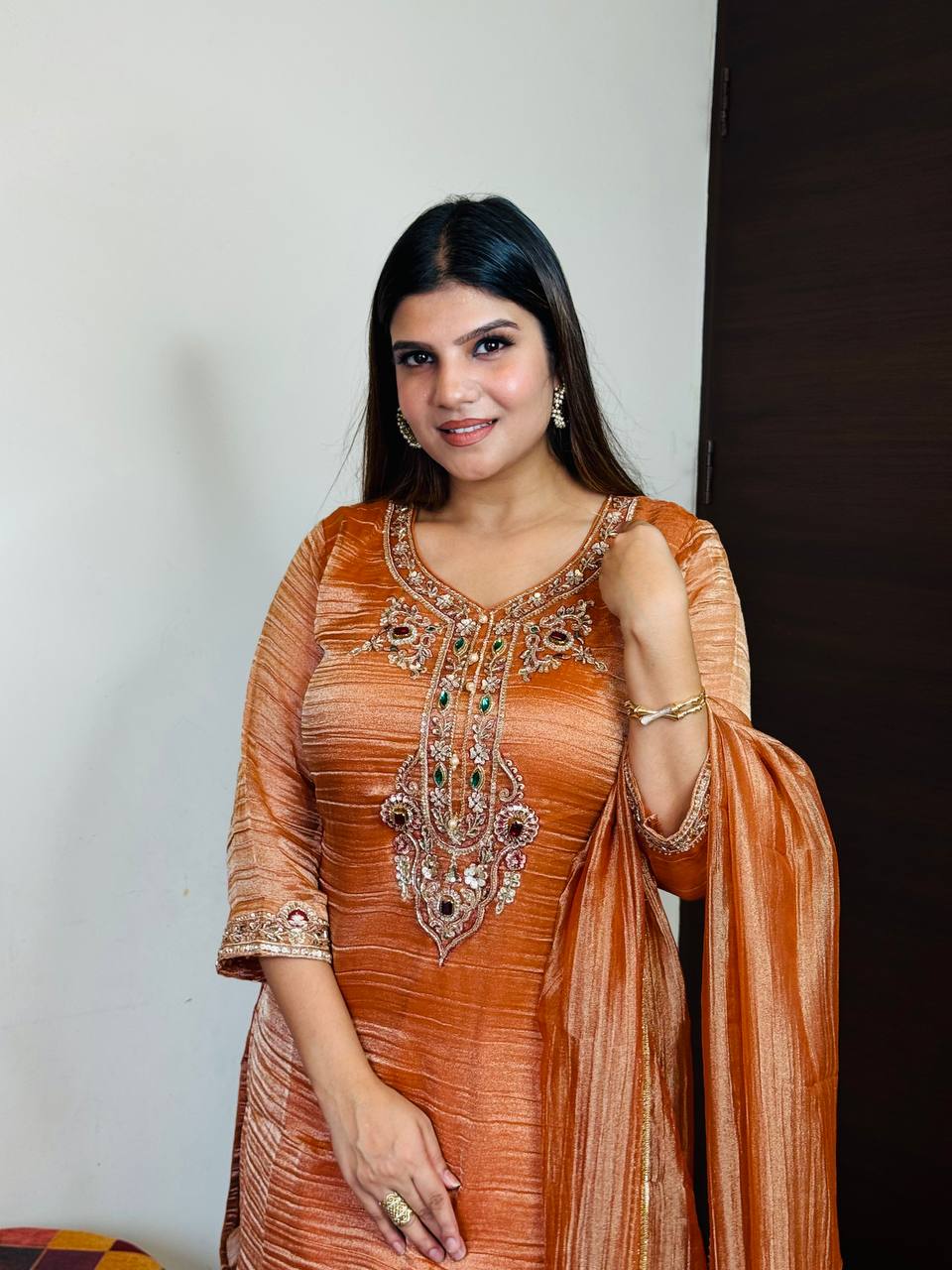 Orange Farshi suit