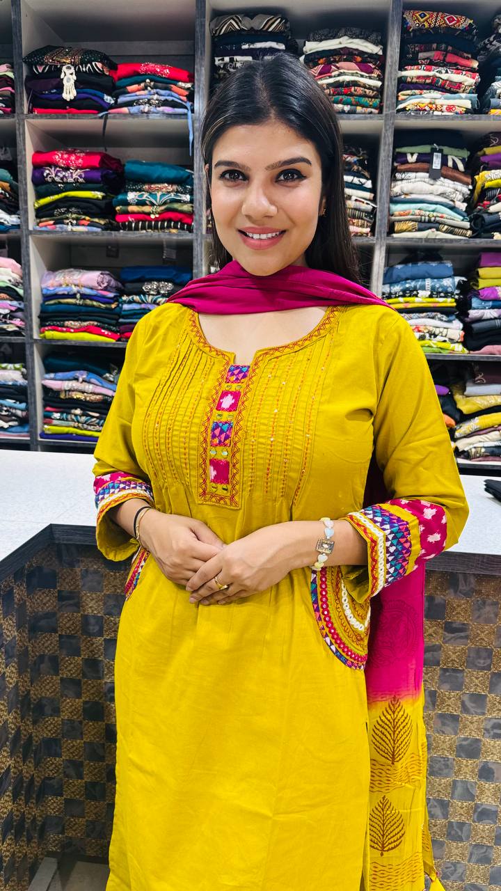 Sunset Bloom Cotton Set