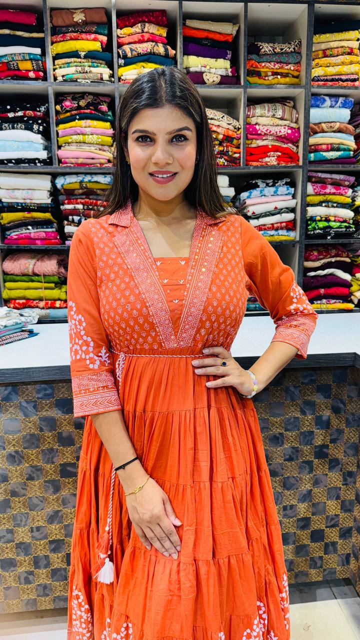 Flare Cotton Dress