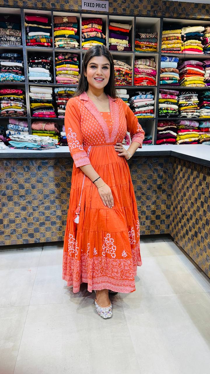 Flare Cotton Dress