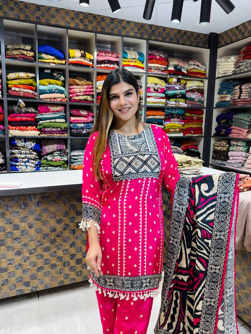 Crepe Farshi Suit