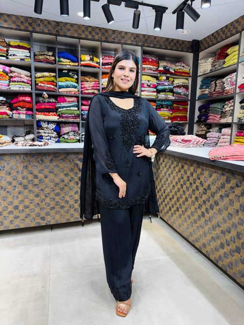 Chinon Jet Black Farshi Suit