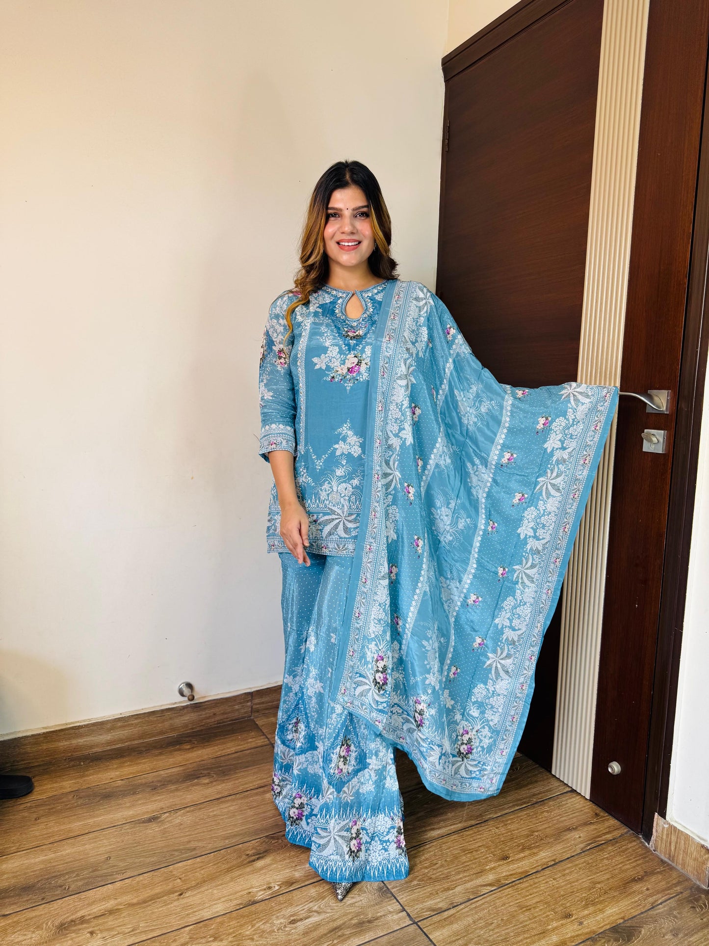 Crepe Garara suit