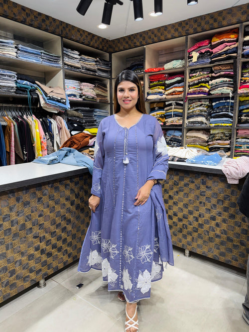 Celine- Cotton Anarkali Suit