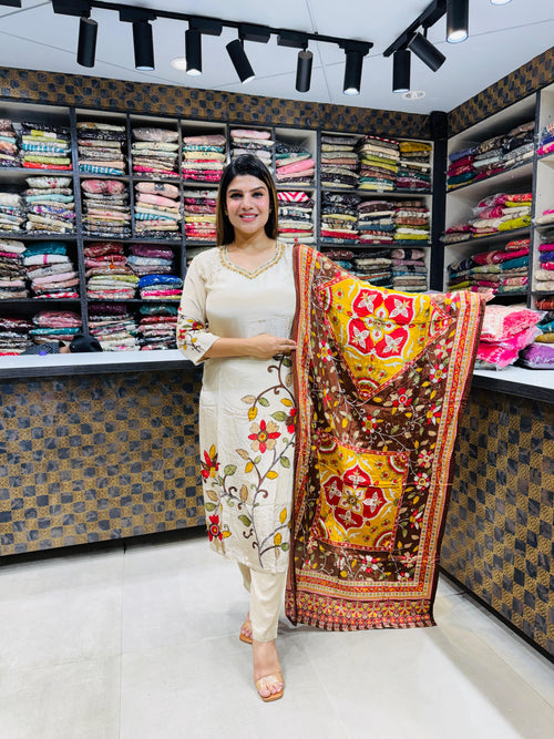 Misty- Floral 3pc Suit