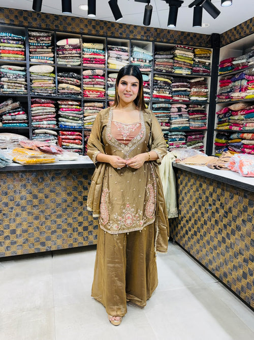 Riya- Salsa Handwork Sharara Suit