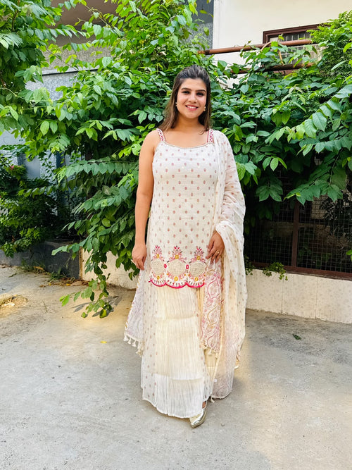 Isha- cotton 3pc Suit