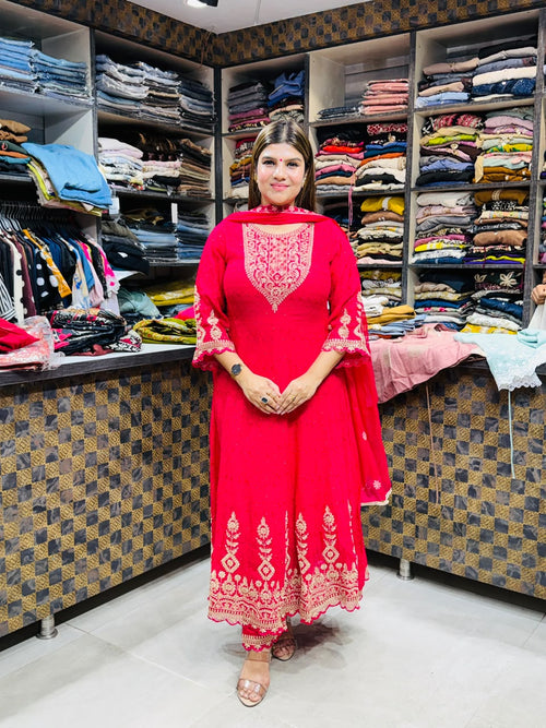 Reena- Georgette Anarkali Suit