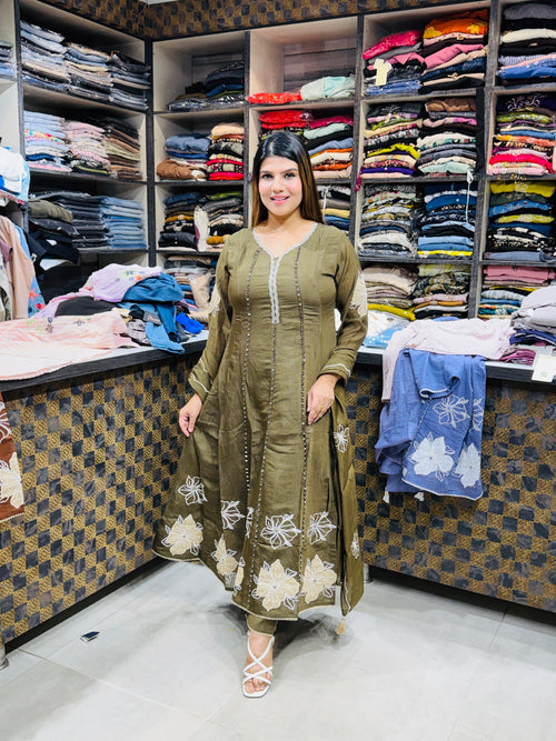 Jasmine- Cotton Anarkali Suit