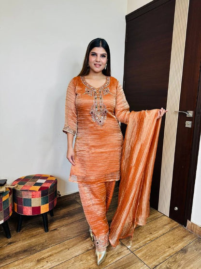 Orange Farshi suit