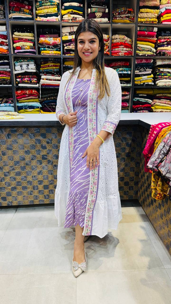 Chikankari Summer Dress