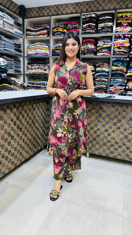 Floral Cotton 2Pc Set