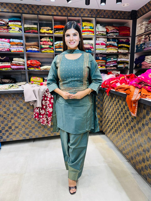 Silk Farshi Salwaar Suit