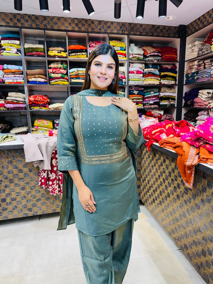 Silk Farshi Salwaar Suit