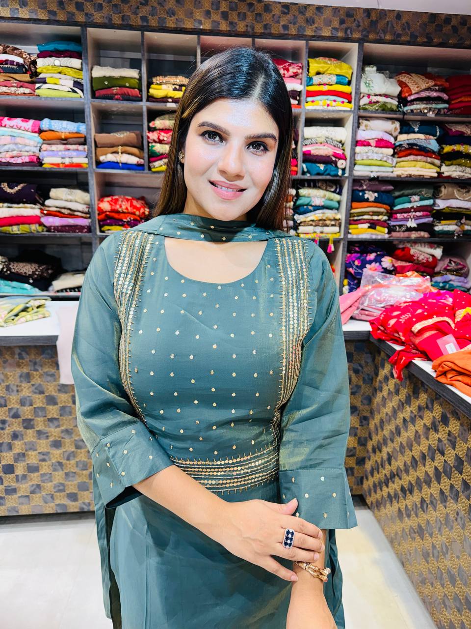 Silk Farshi Salwaar Suit