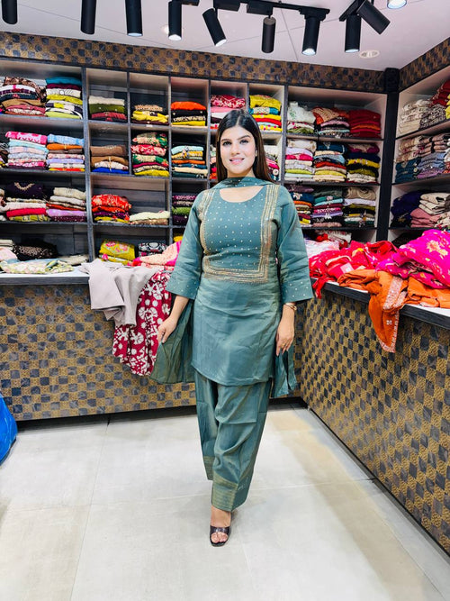 Silk Farshi Salwaar Suit
