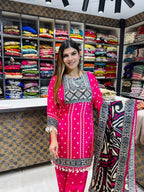 Crepe Farshi Suit