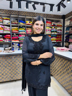 Chinon Jet Black Farshi Suit
