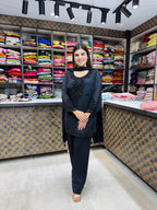 Chinon Jet Black Farshi Suit