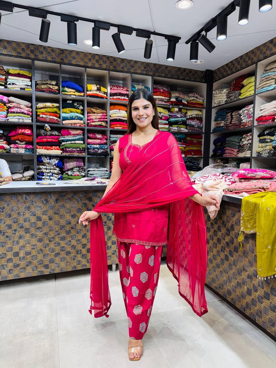 Gajji Silk Farshi Suit