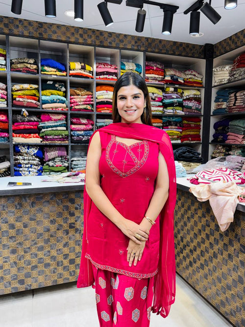 Gajji Silk Farshi Suit