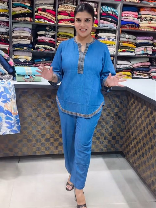 Cotton Demin Coord-set