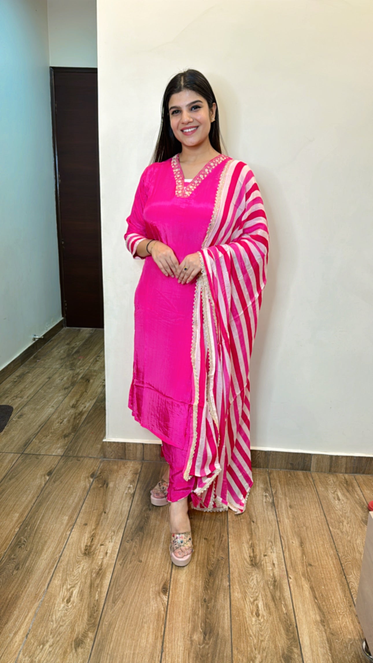 A Shape Suit with dupatta