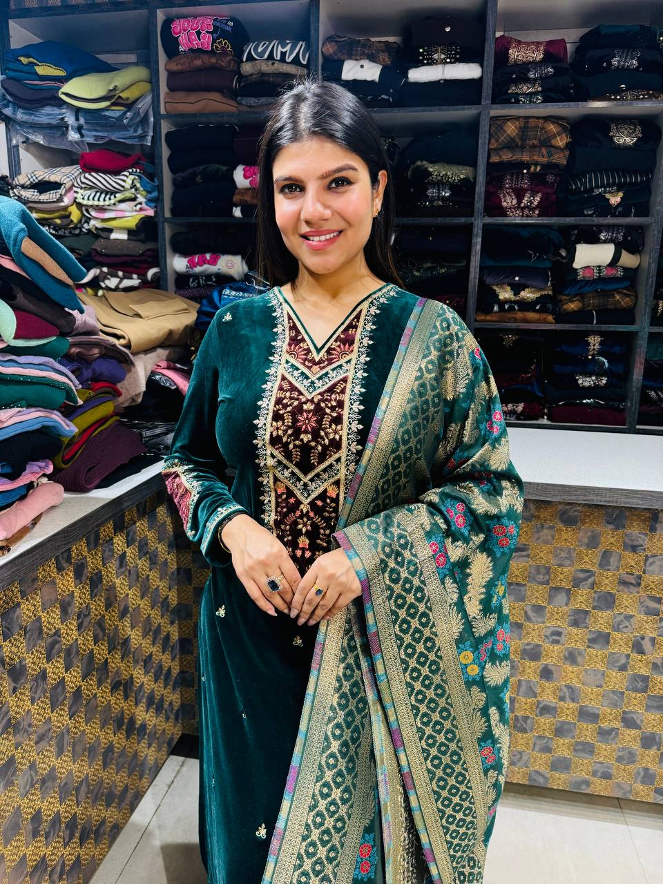 Kati Patang Velvet Suit