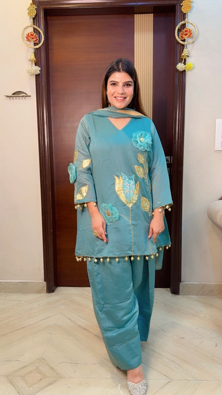 Organza Farshi Suit