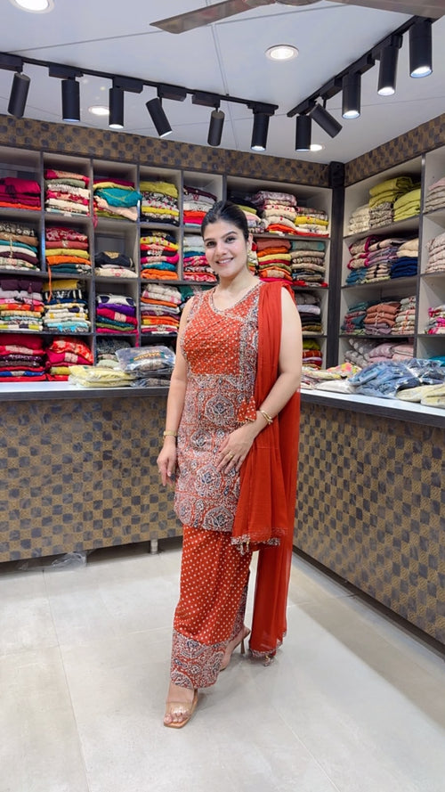 Cotton Farshi 3pc Suit