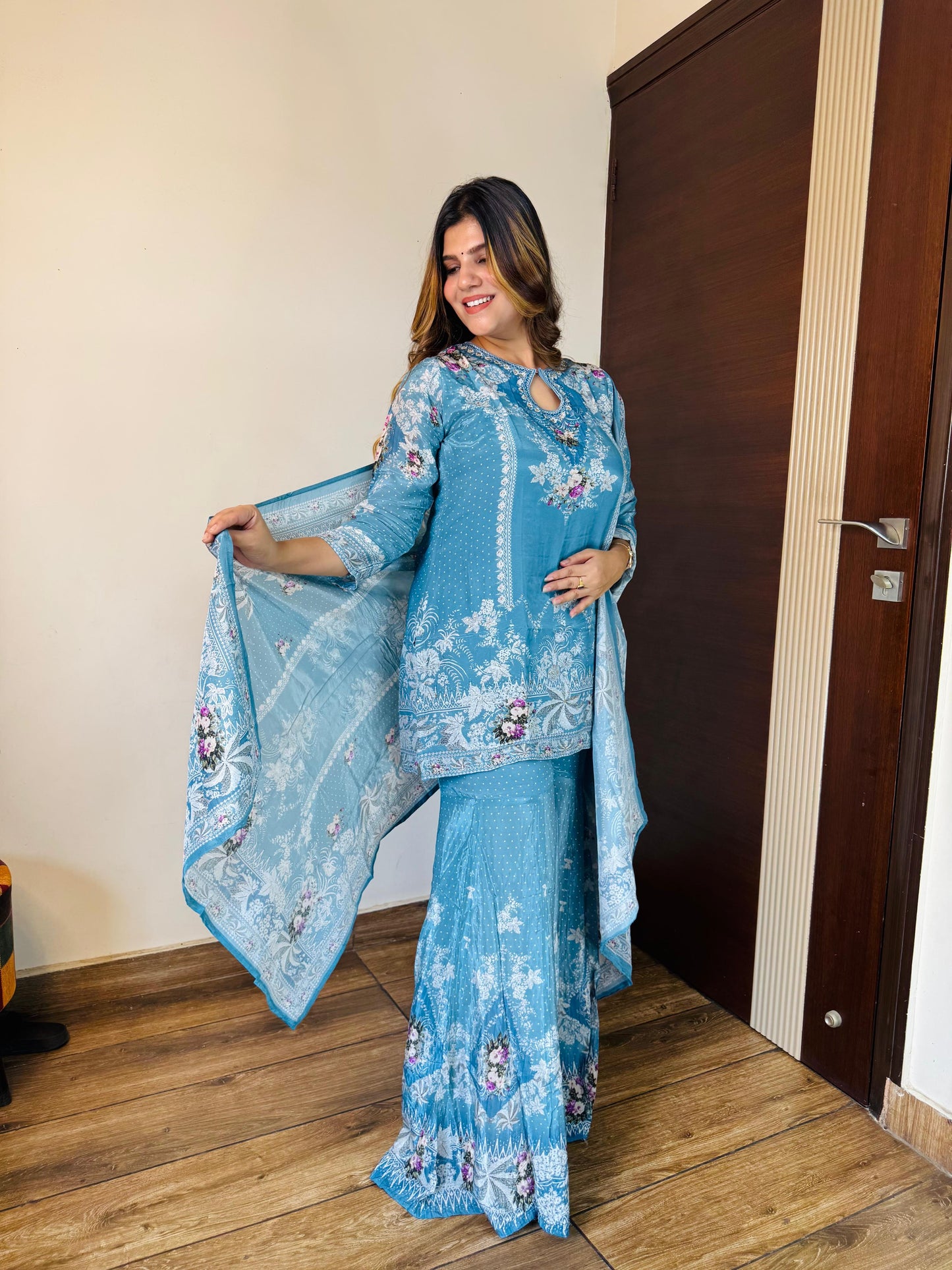 Crepe Garara suit