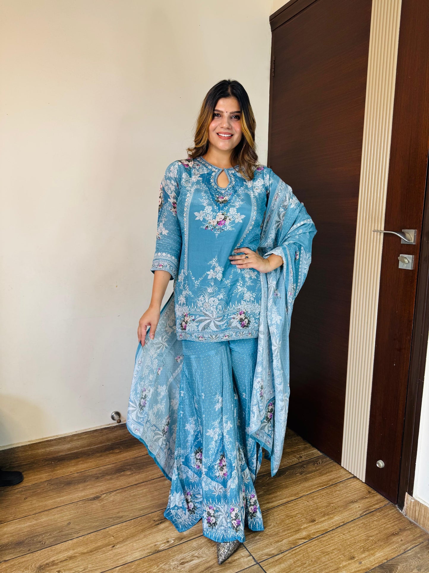 Crepe Garara suit