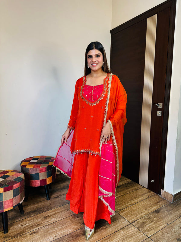 Chinon Sharara Handwork Suit