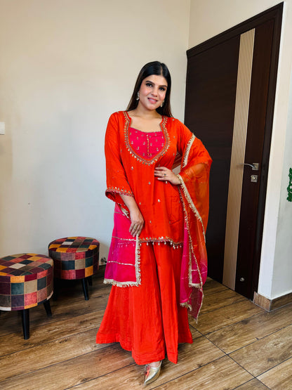 Chinon Sharara Handwork Suit