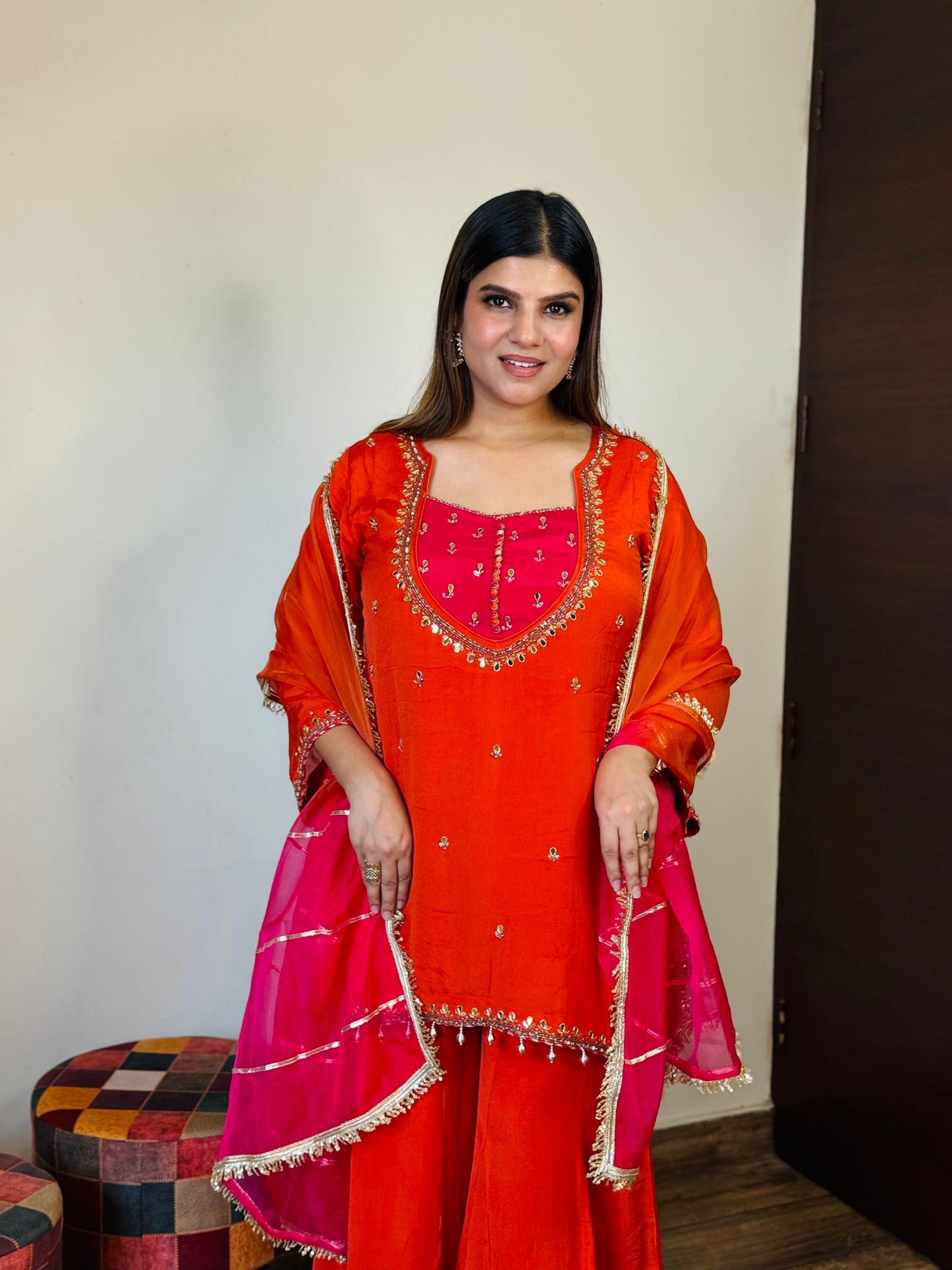 Chinon Sharara Handwork Suit