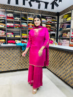 Chinon Sharara Mirrorwork Suit