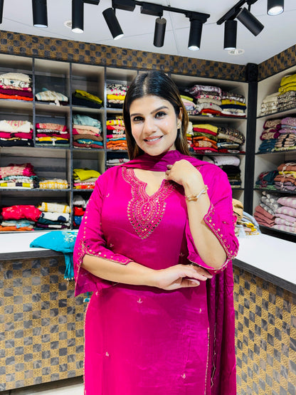 Chinon Sharara Mirrorwork Suit