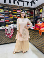 Silk Floral Handwork 2pc set
