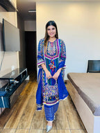 Crepe Ethnic Geometric