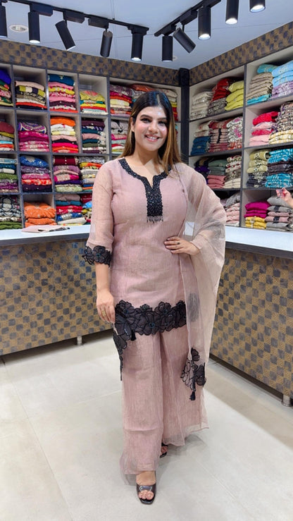 Rosegold- Salsa Sharara Suit