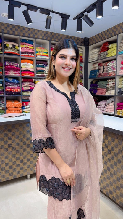Rosegold- Salsa Sharara Suit
