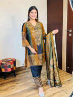 Crepe Anarkali Suit