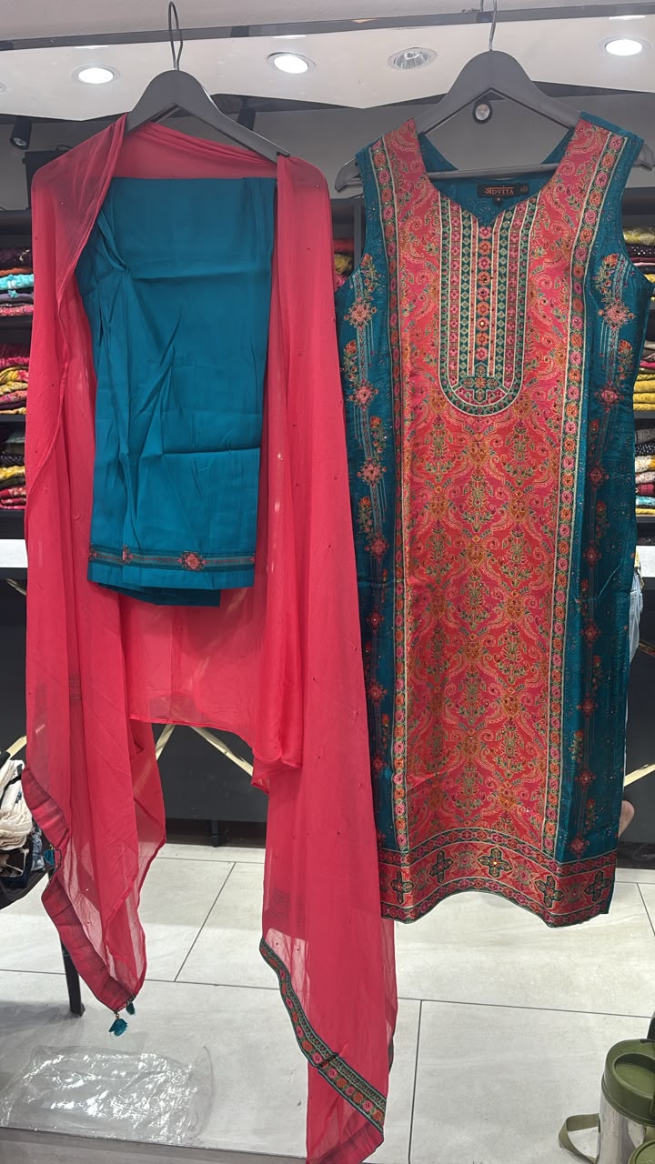 Dola Silk- 3pc Suit
