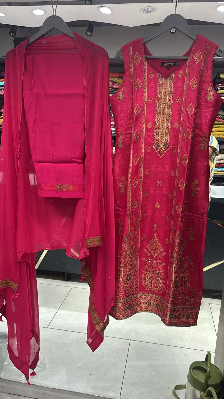Dola Silk- 3pc Suit