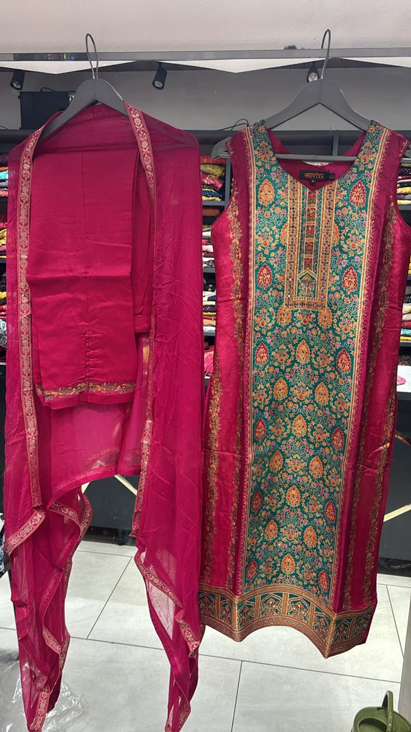 Dola Silk- 3pc Suit