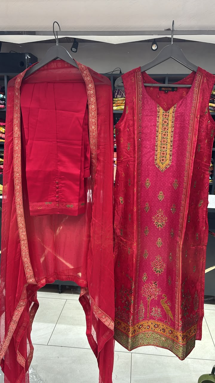 Dola Silk- 3pc Suit