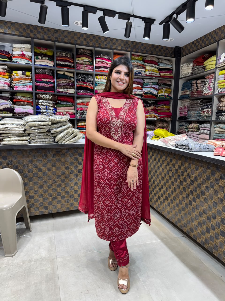 Jai pore- Gajji Silk Suit