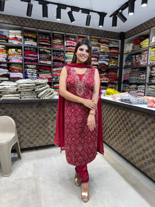 Jai pore- Gajji Silk Suit
