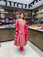 Brochet Anarkali Suit