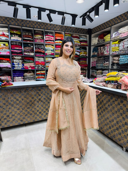 Rosegold- Salsa Anarkali Suit